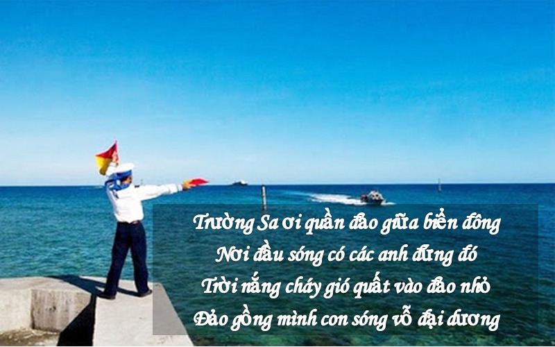 Bài thơ chú bộ đội hải quân