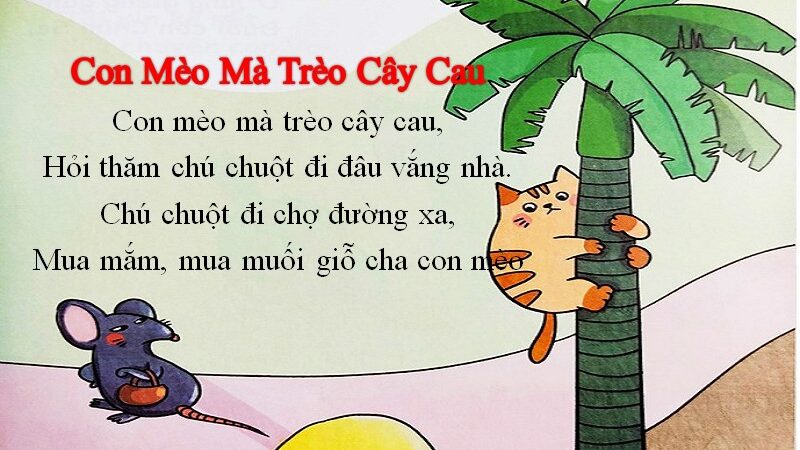 Đồng dao Con mèo mà trèo cây cau: Lời bài hát và ý nghĩa