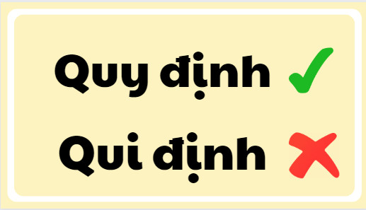 qui định hay quy định